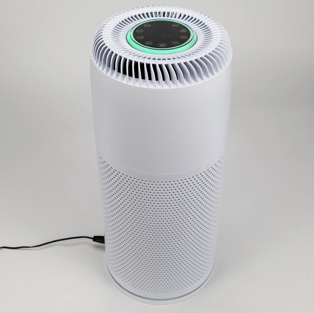 Dust Cigar Smoke Removal 200m3/H Indoor Anion UV HEPA Filter Smart Air Purifier for Apartment