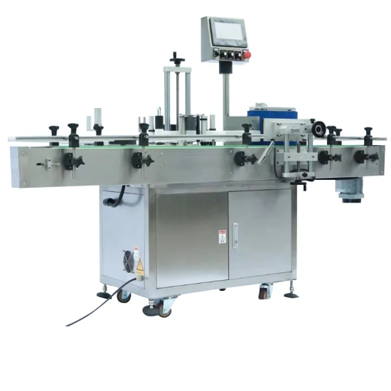 Desktop Automatic Sticker Labeling Machine for Round Bottles Cans